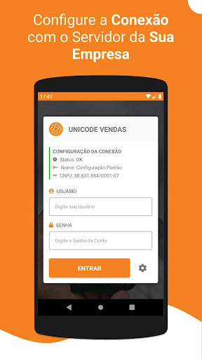 Android application Unicode Vendas screenshort