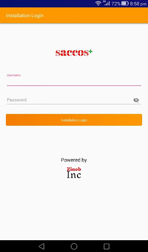 Android application SACCOS+ screenshort