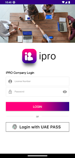 Android application ipro screenshort