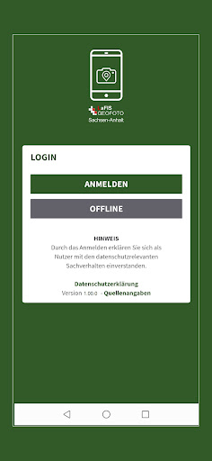 Android application LaFIS-GEOFOTO Sachsen-Anhalt screenshort