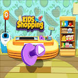supermarket kids shopping fun game for kids icon