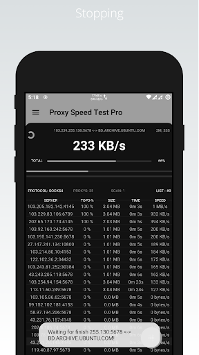 Proxy Speed Test App Pro Screen 3
