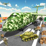 Army Cargo Plane 3D icon