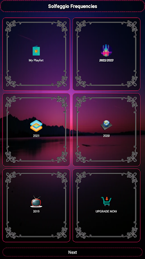 Android application Solfeggio Frequencies screenshort