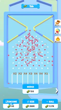 Merge Galton Nailboard - Screenshot 4