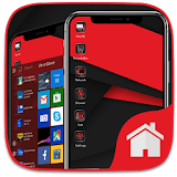 Red Theme For Computer Launcher icon