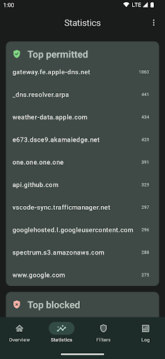 Pi-hole Connect Screen 2