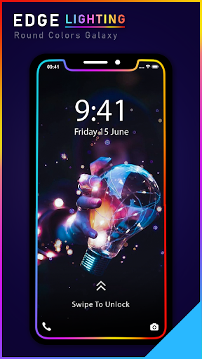 Android application Edge Lighting - Rounded Colors screenshort