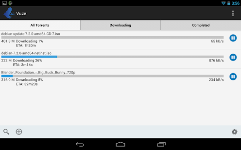 Vuze Torrent Downloader Screenshot