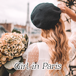 Cover Image of Download Girl in Paris Theme +HOME  APK