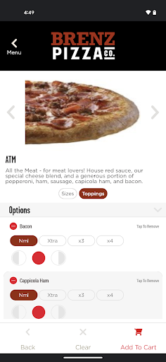 Brenz Pizza Co Screenshot 4 - AppWisp.com