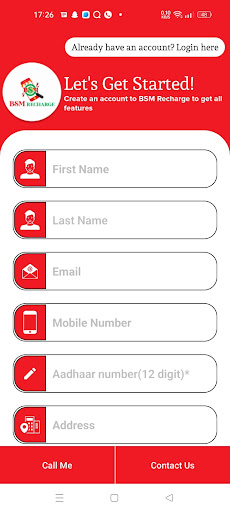 BSM Recharge Screen 3