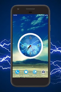 Electric Clock Live Wallpaper Screenshot