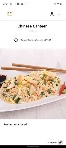 Android application Chinese Canteen screenshort