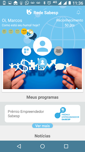 Android application Rede Sabesp screenshort