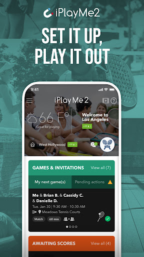 iPlayMe2: Schedule & Play Screenshot 1 - AppWisp.com