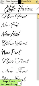 Lettering Font Design
