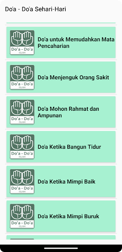 Doa - Doa Sehari - Hari Muslim