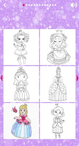 Princess Coloring Book offline screenshots 1