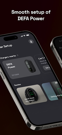 Android application DEFA Power Setup screenshort