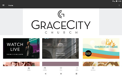 Screenshot of Grace City Church Lakeland