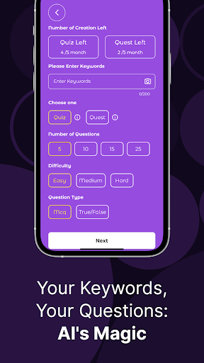 QuestnQuiz Screen 2