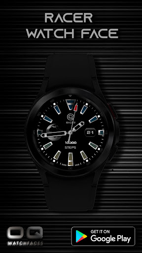 Android application Racer Watchface Animated screenshort
