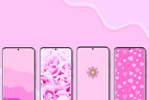 Android application Pink Wallpapers screenshort