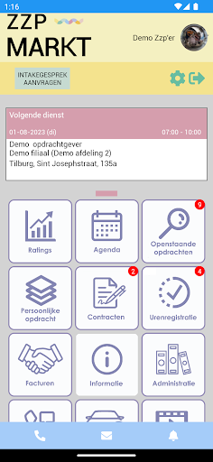 ZZP Markt Screen 2