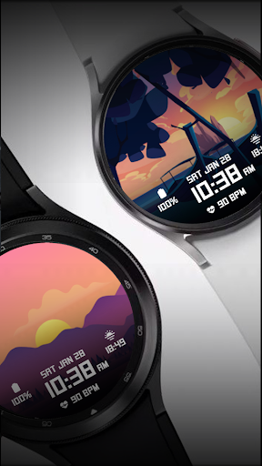 Sunset Landscape Screen 2