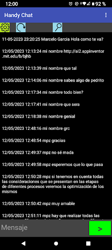 Android application Handy Chat screenshort