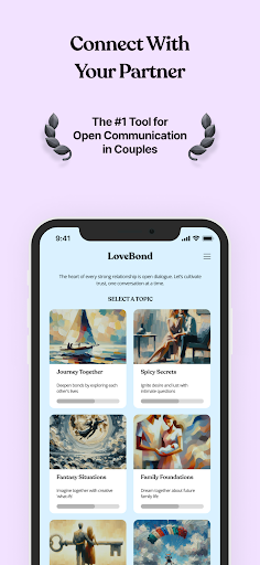 Android application LoveBond: Couples Therapy Game screenshort