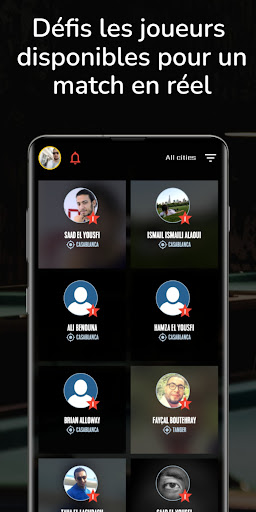 Android application CueConnect screenshort
