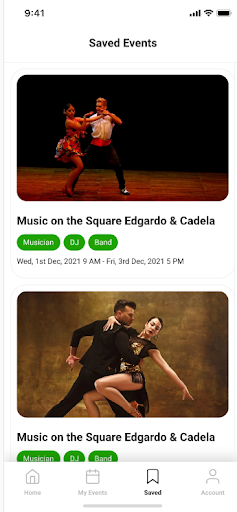Salsa App Screen 2
