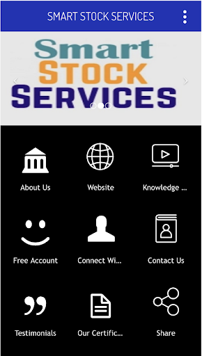 Android application Smart Stock Services screenshort