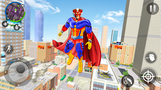 Lion Hero: Rope Superhero Game  screenshots 8