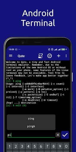 Qute: Terminal emulator - Tools - apps