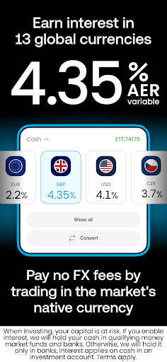 Screenshot of Trading 212: Stocks, ETFs, ISA