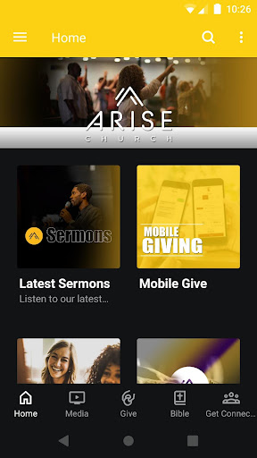Android application Arise Church Deland screenshort