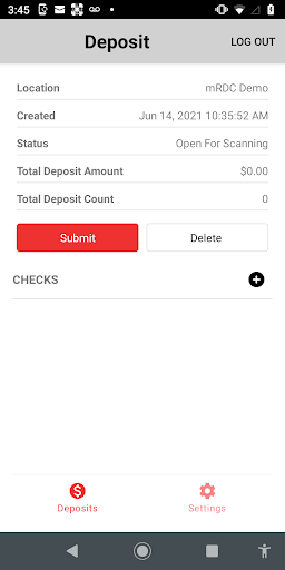 First Bank mRDC Screen 3
