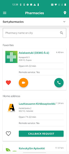 Android application Remomedi - Pharmacy remote screenshort