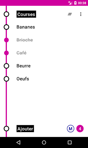 To do - liste des tâches Screen 3
