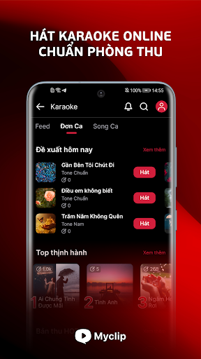 MyClip - Mạng xã hội Video Screen 2