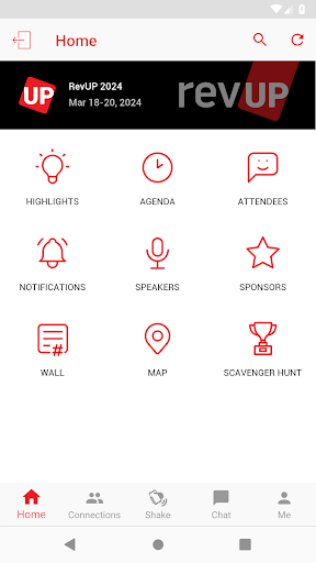 Screenshot of RevUP