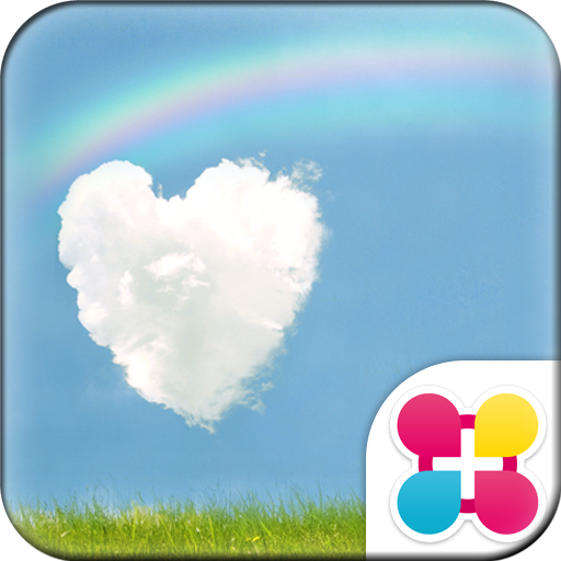 青空とハートの雲壁紙 Happy Rainbow Google Play のアプリ