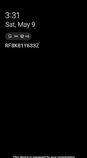 Serial Number Lock Screen Buil Screen 3