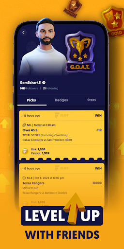 Fliff - Sports Picks Screen 3