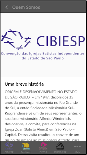 CIBIESP Screen 3