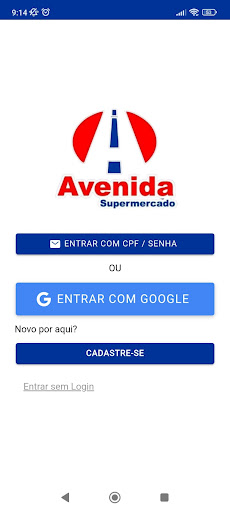 Android application Supermercado Paulista screenshort