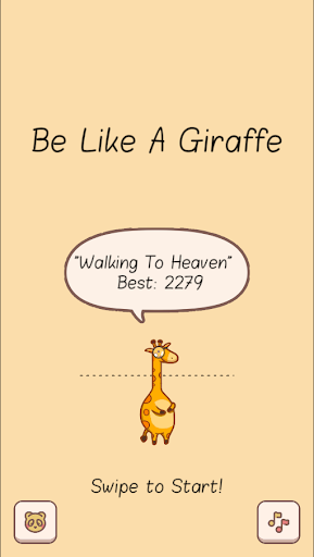Android application Be Like A Giraffe screenshort